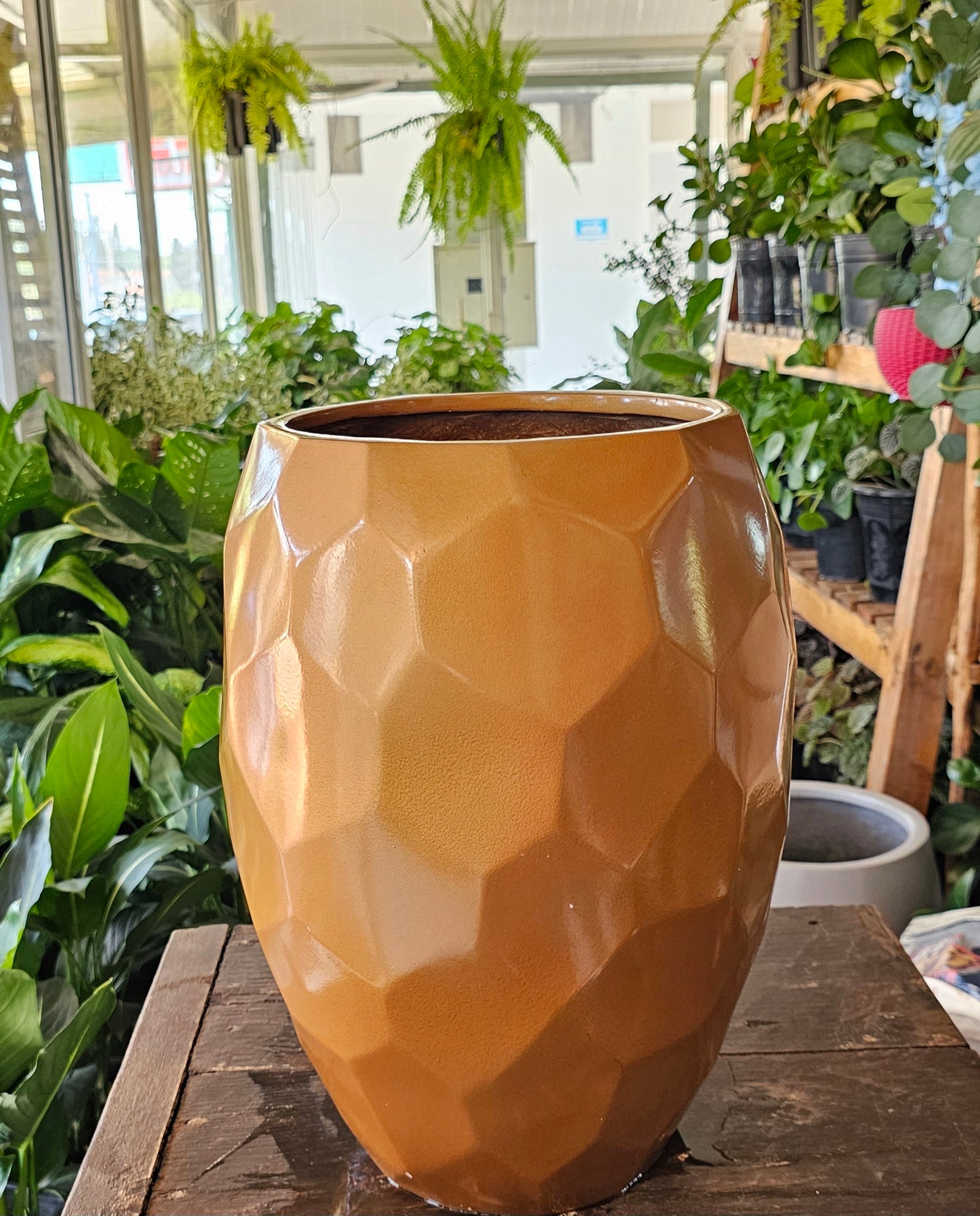 Diamond Fibre Pot