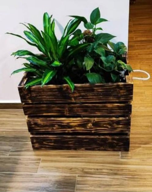 Planter box crate