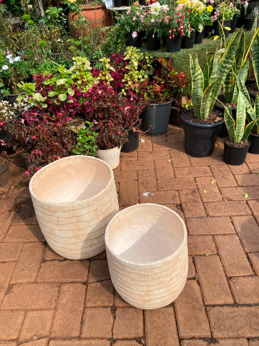 Savanna Sand Fibre clay pot