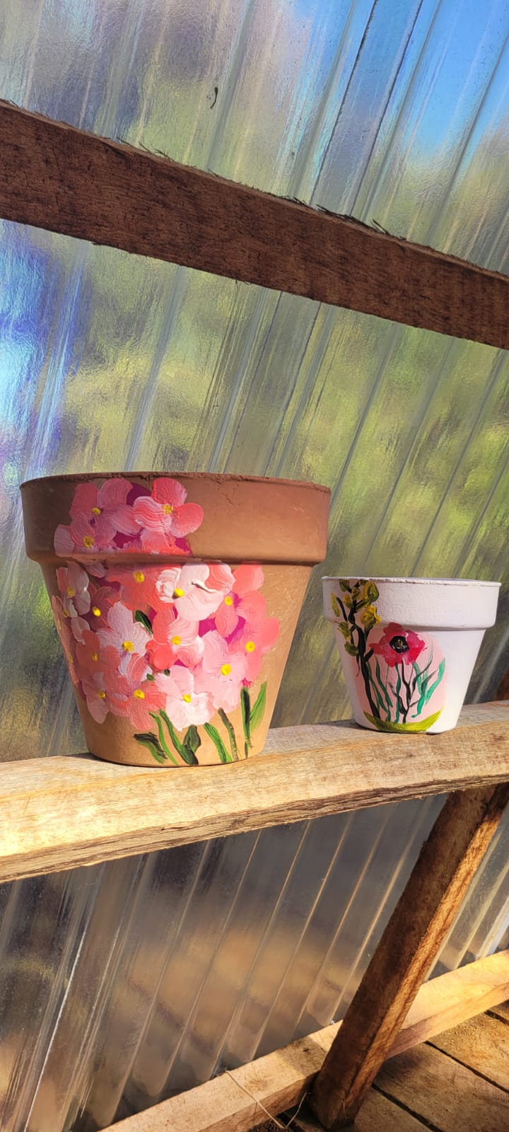 Painted terracotta