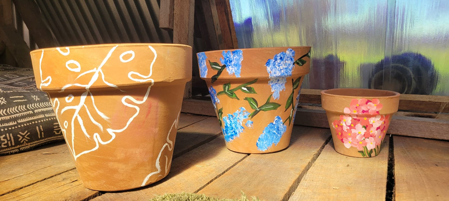 Painted terracotta