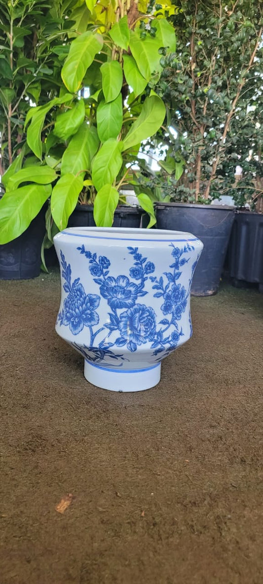 Blue and White Chinese Porcelain Planter