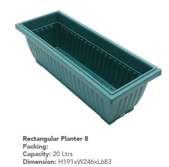 Rectangular Plastic Troughs