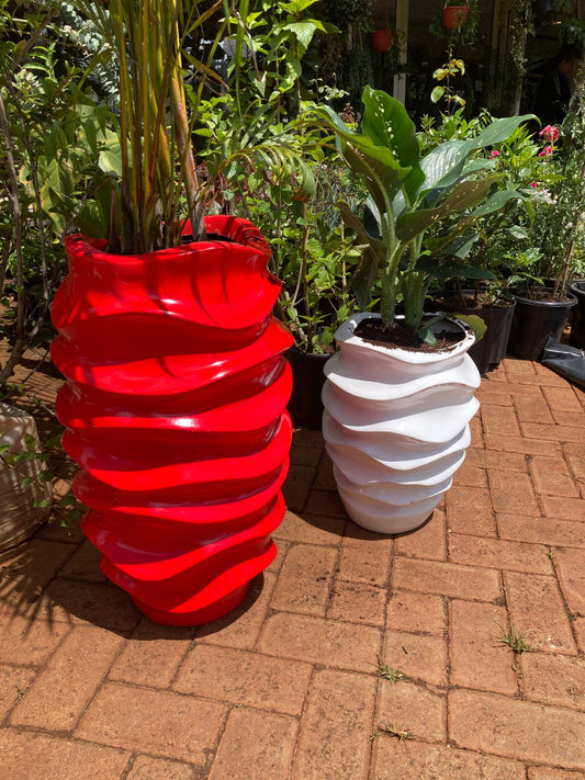 Wavy Fibre Pot