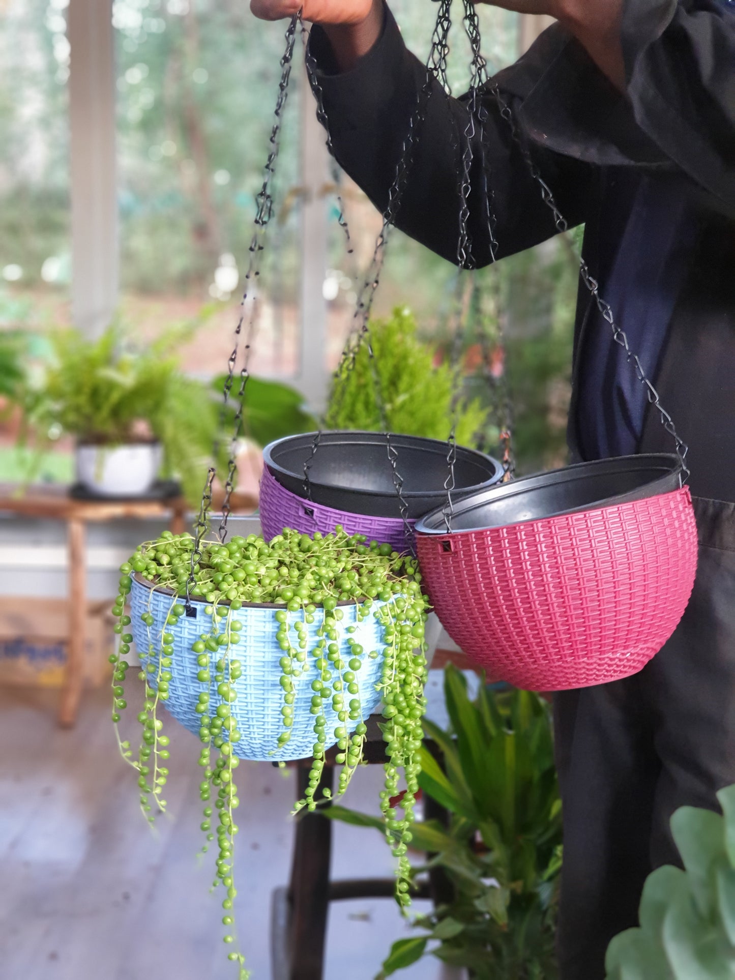 Plastic Hanging Planters