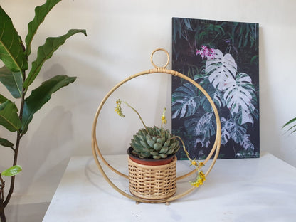 Rattan Planter Hanging