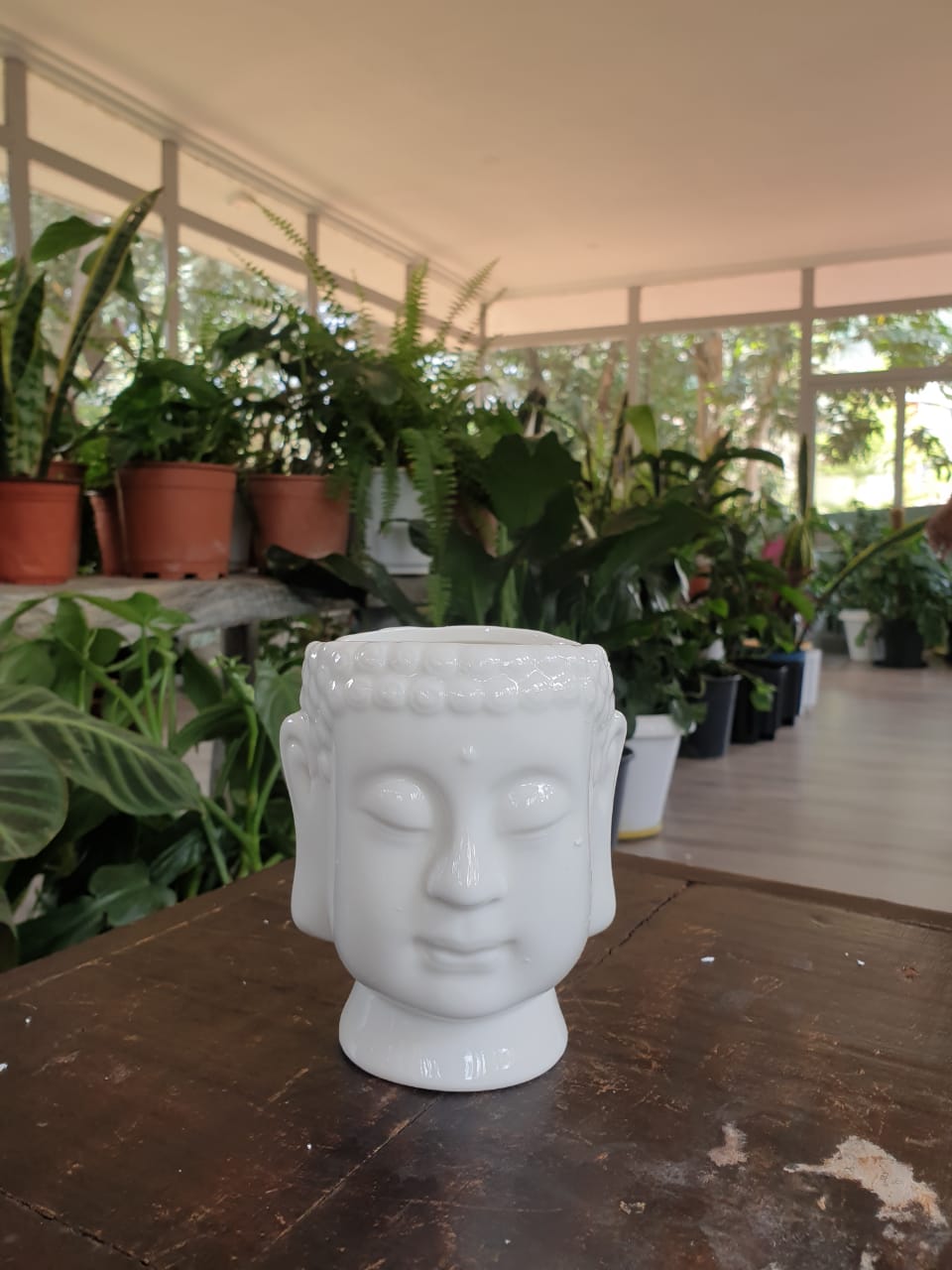 Buddha Ceramic Planter